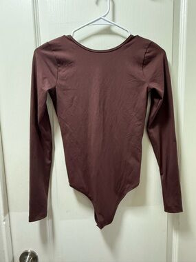 Abercrombie & Fitch Soft Af Collection Deep V Back Bodysuit